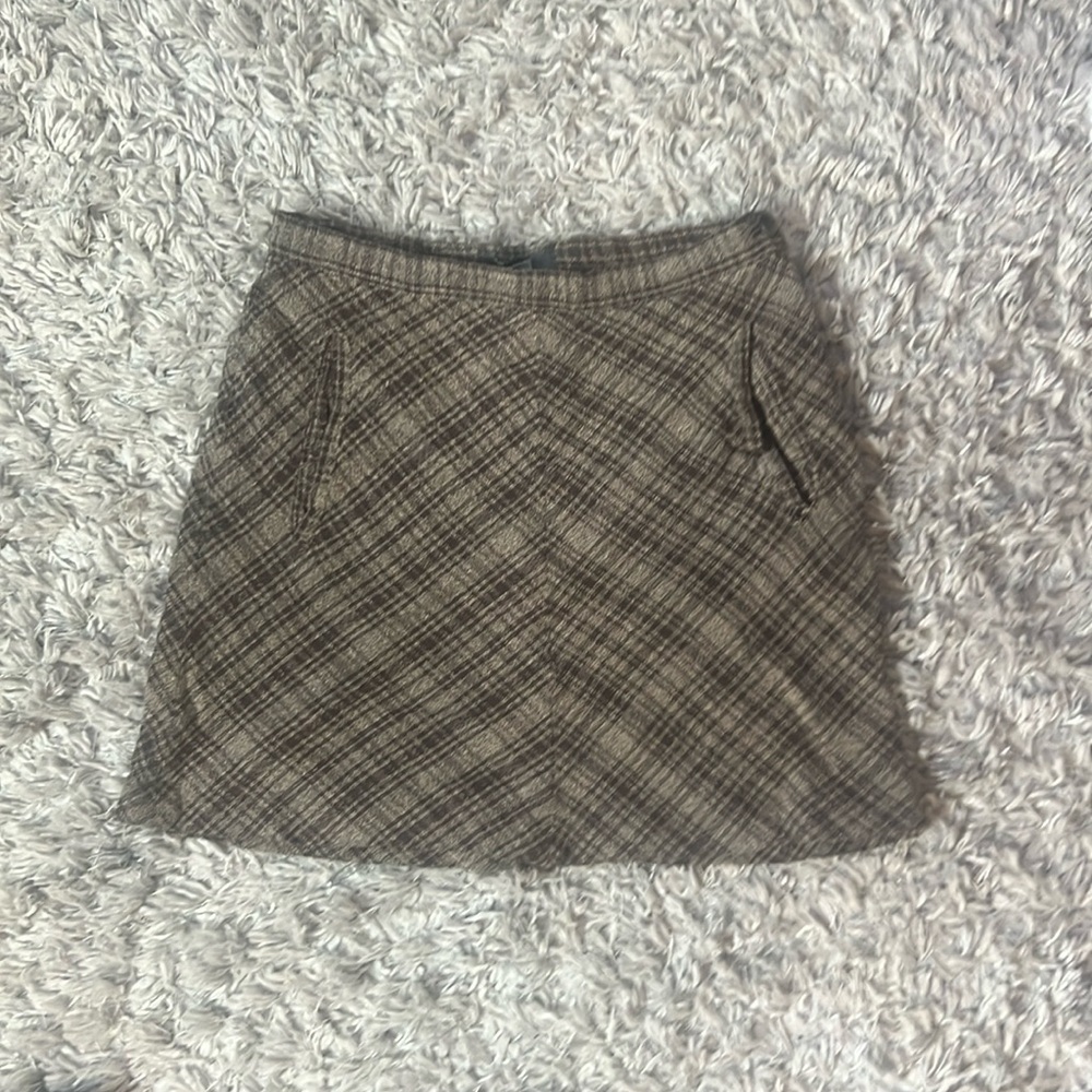 Brown Plaid short vintage 90s Gap